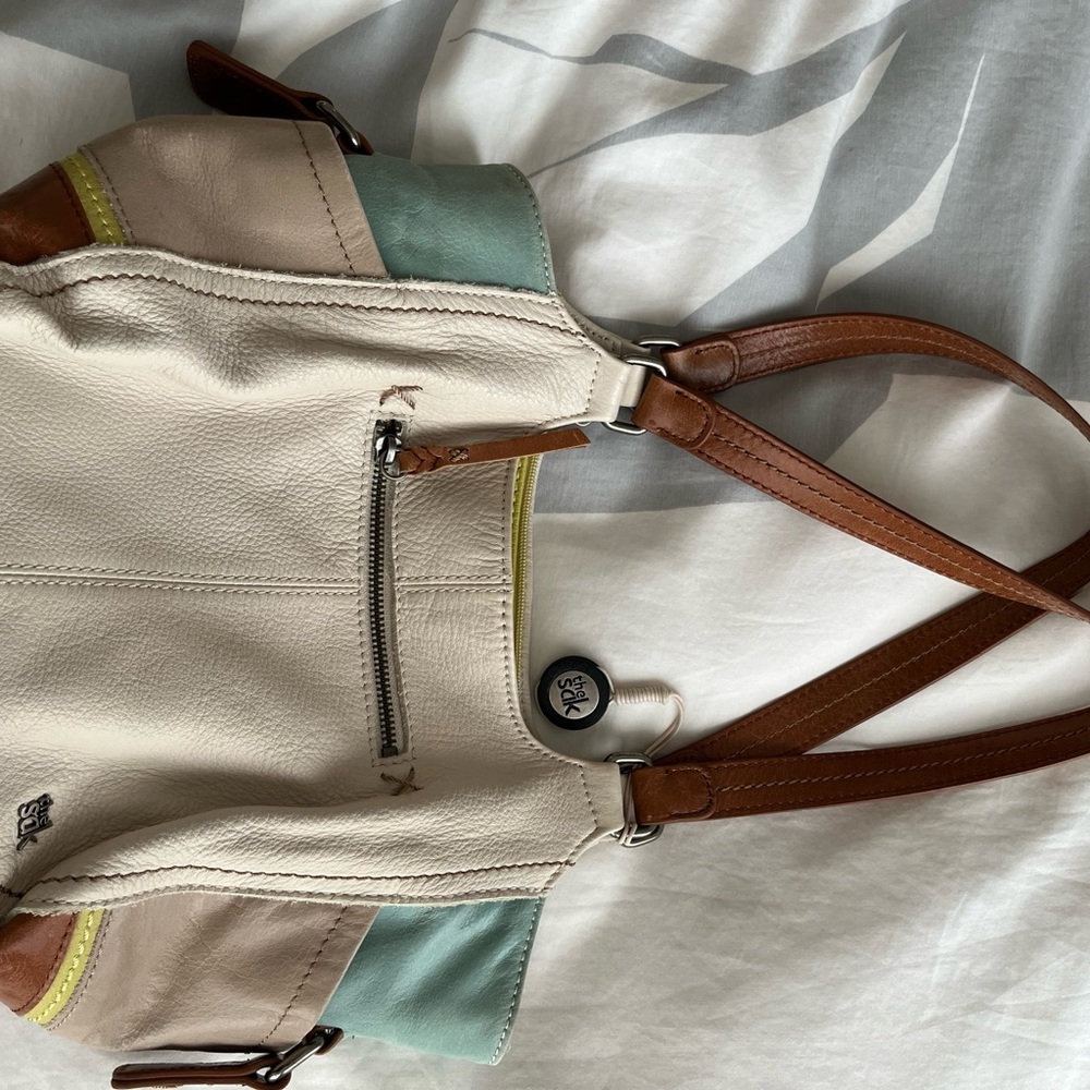 The Sak Stylish Multi-Color Leather Bag